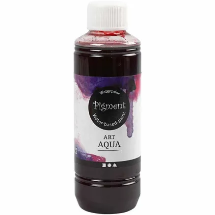 Flytande akvarellfärg, röd, 250 ml/1 fl.